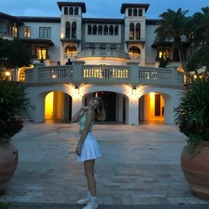 American Apparel pleated skirt